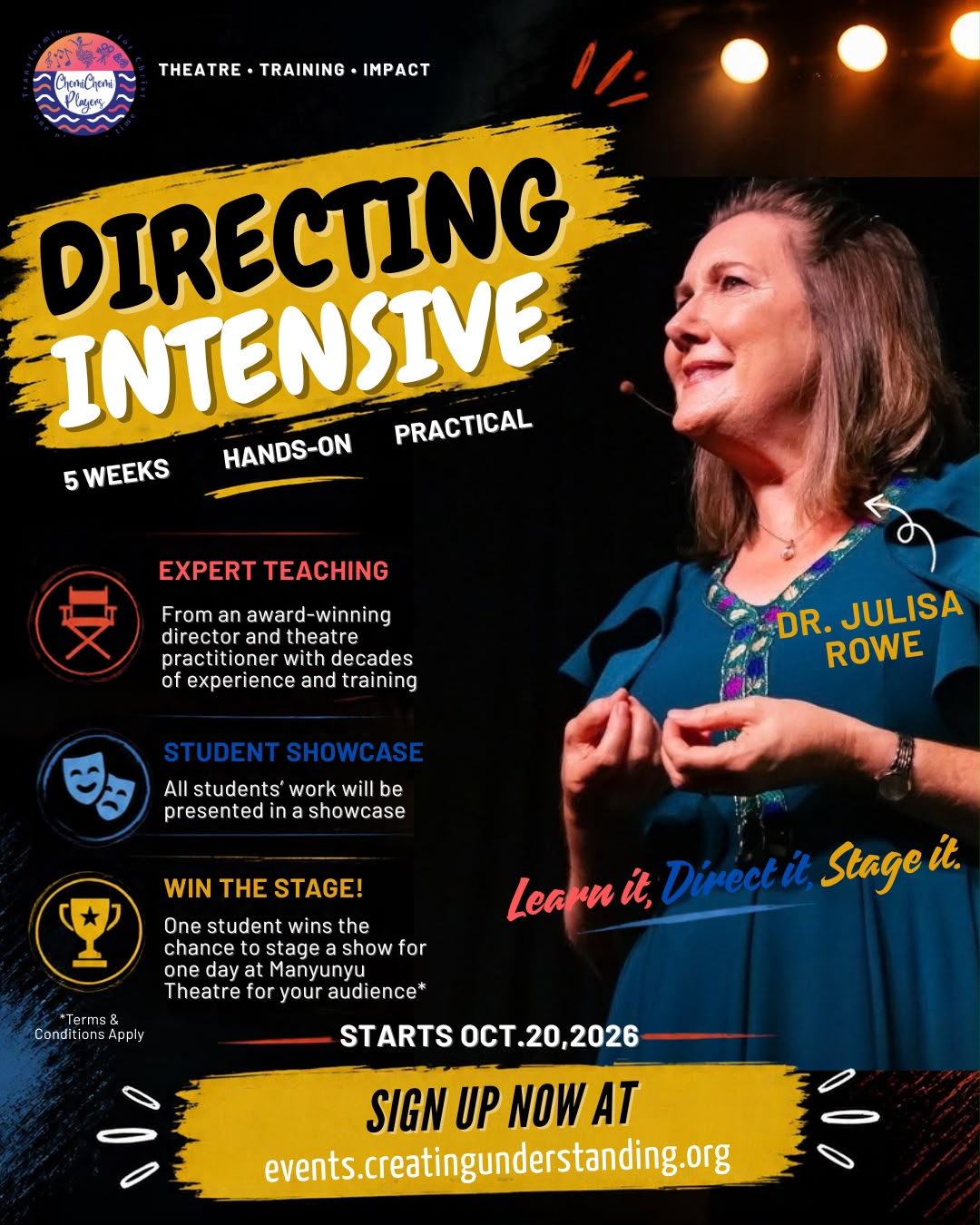 Poster for Directing Intensive Masterclass